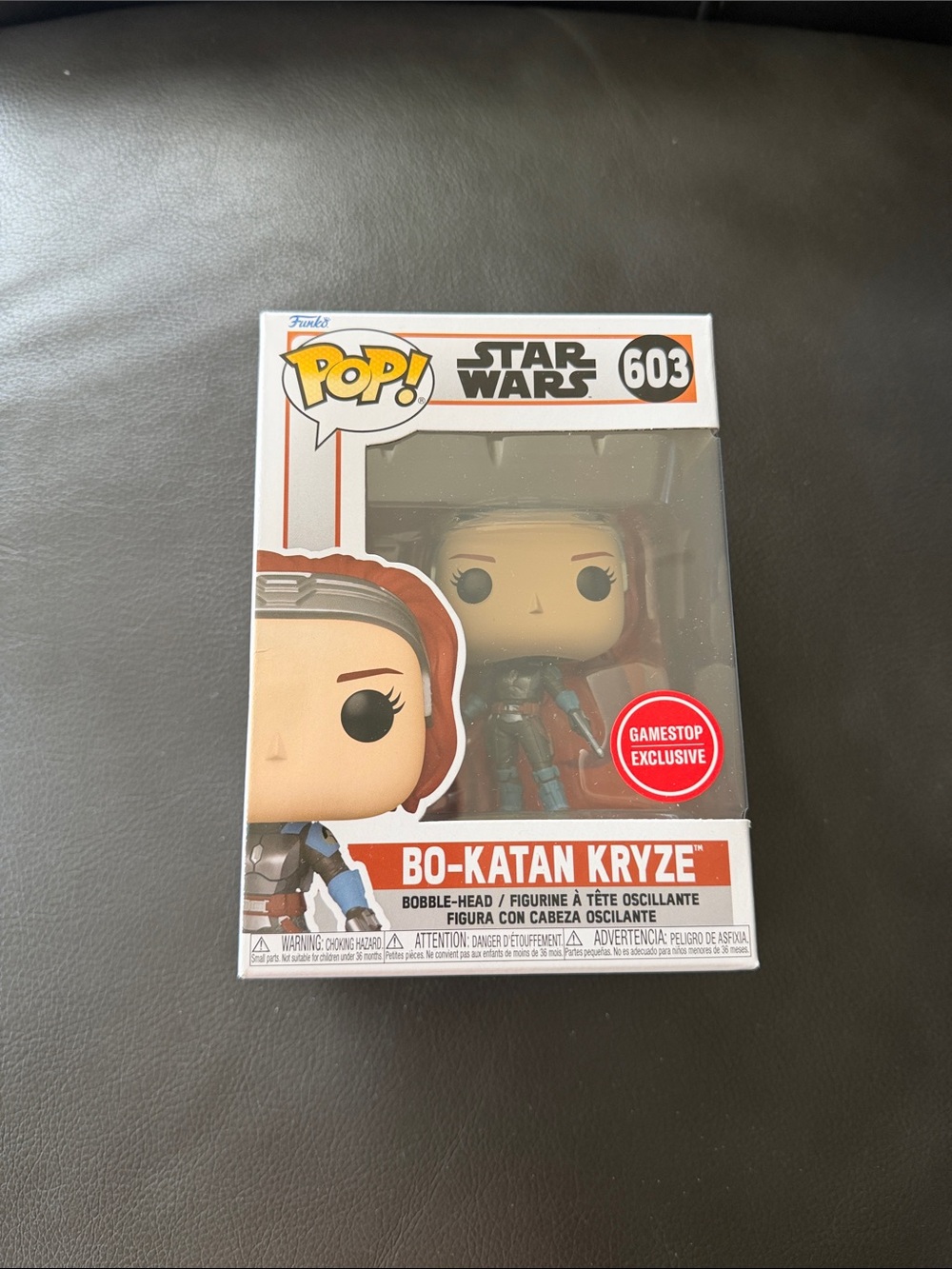 Funko Pop! Star Wars Bo-Katan Kryze — Blue & Orange Detailing